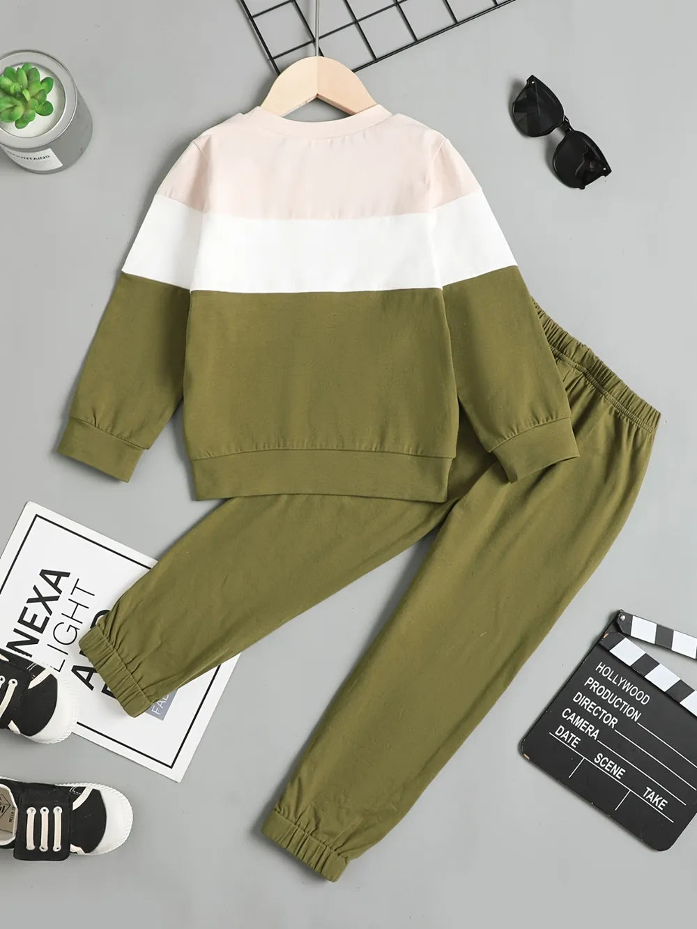 Children's Color-Block Set for Easy Everyday Style
