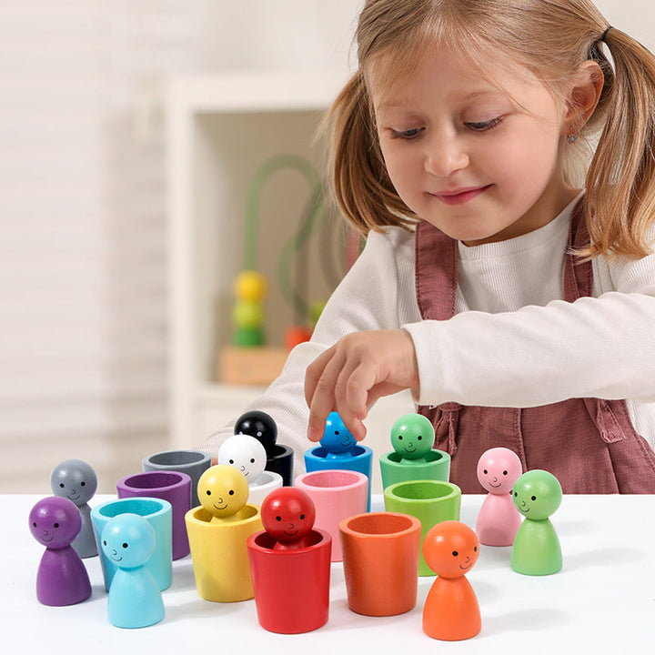 Color Sorting Cups for Kids | Fine-Motor Learning Toy