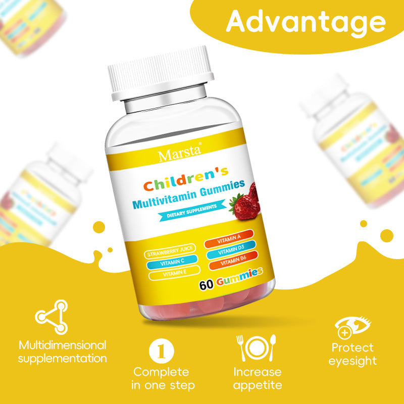 Children's Multivitamin Gummies with Strawberry Taste