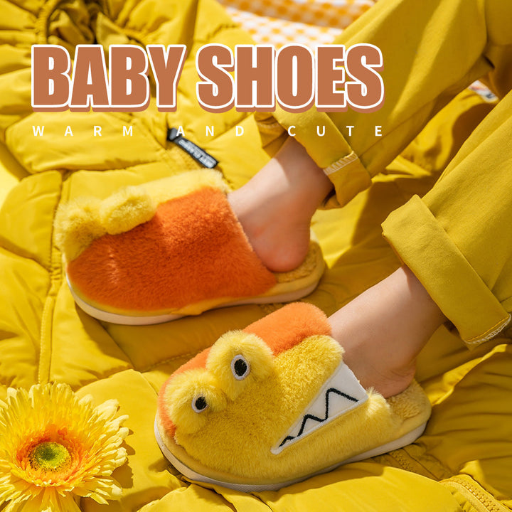 Children's Cotton Slippers for Warm Indoor Comfort