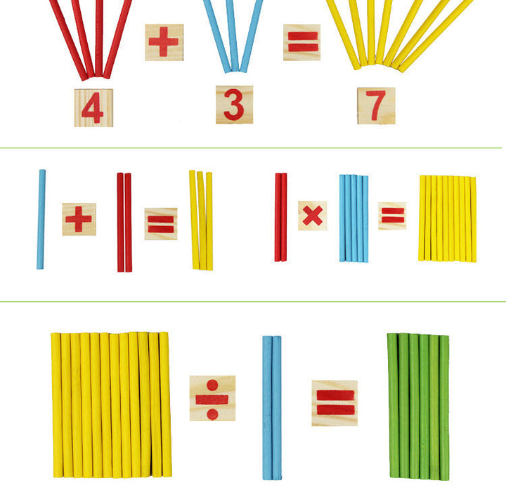 Counting Sticks Montessori Early Math Learning Set