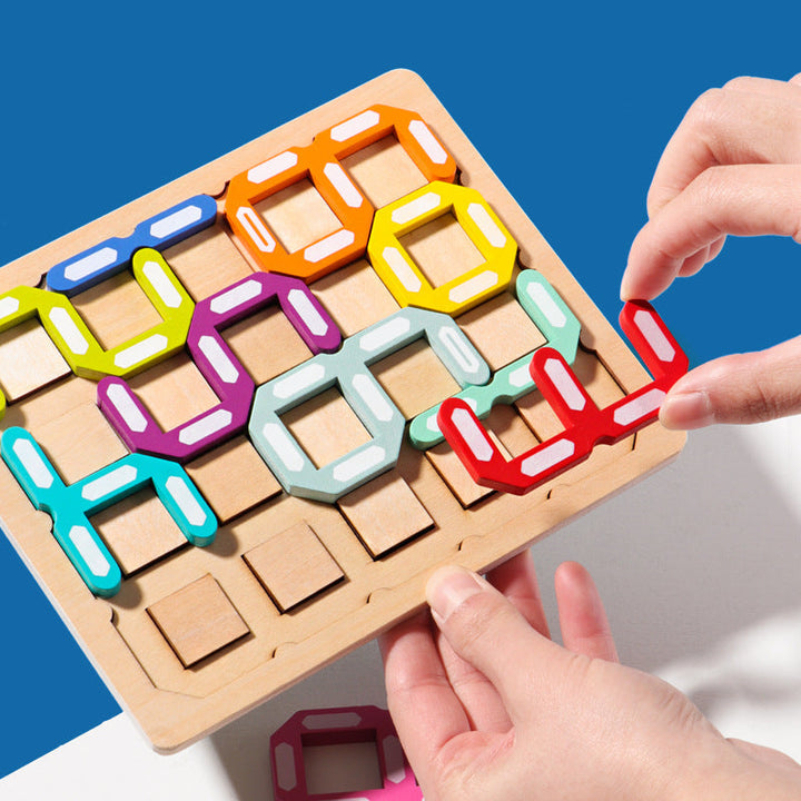 Children's Number Maze Puzzle for Screen-Free Learning
