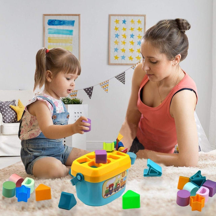 Shape Sorter Toy for Screen-Free Early Learning Play
