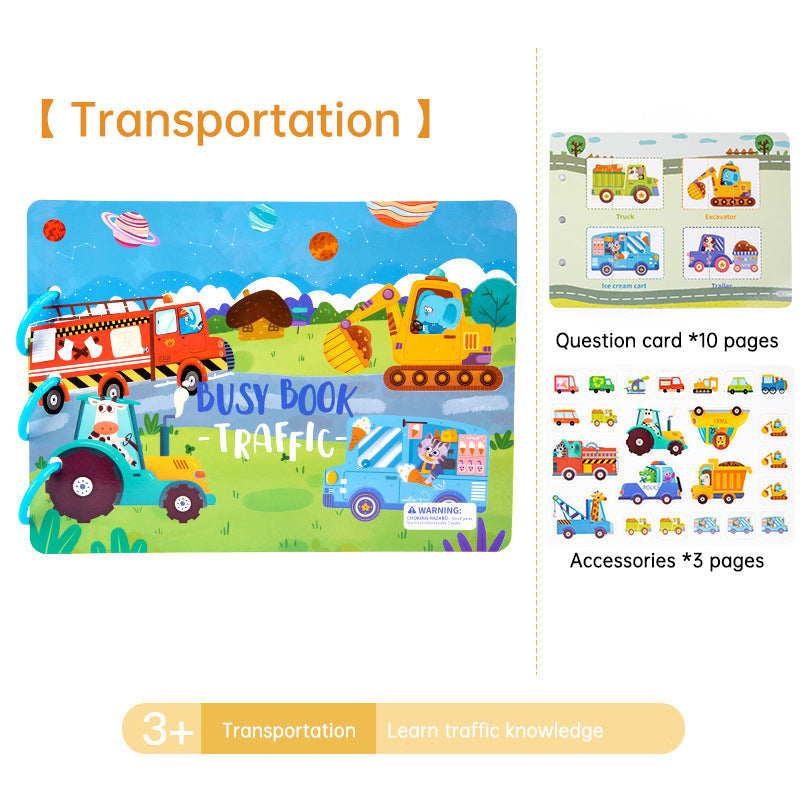Sticker Activity Book — Screen-Free Learning Play