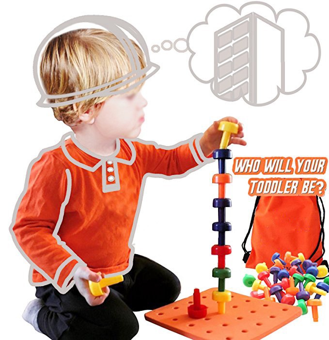 Building Blocks Toy for Toddlers | Color-Matching Play