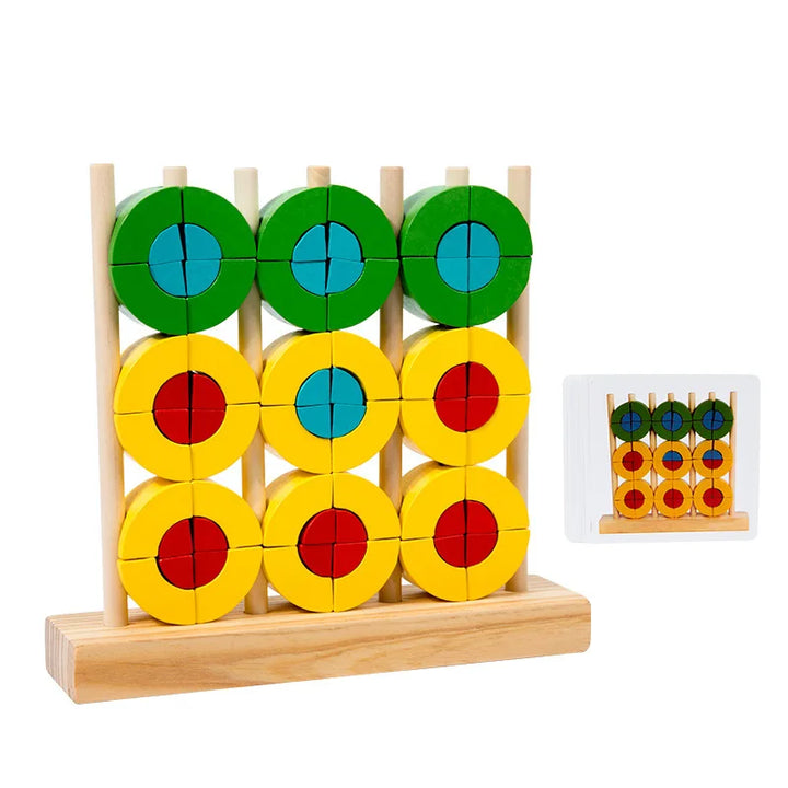 Wooden Pattern Blocks for Kids | Screen-Free Learning