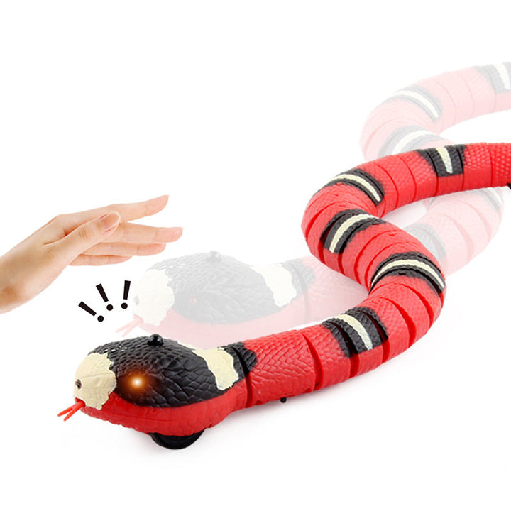 Electric Snake Toy with Obstacle Avoidance for Kids