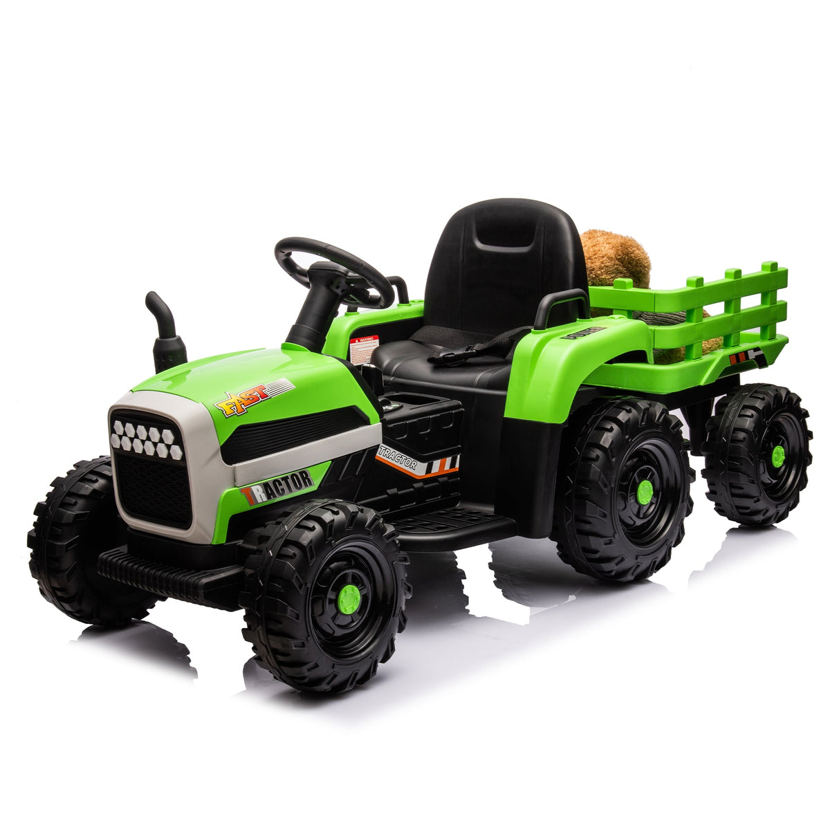 Children's Electric Tractor Toy With Remote Speed Control