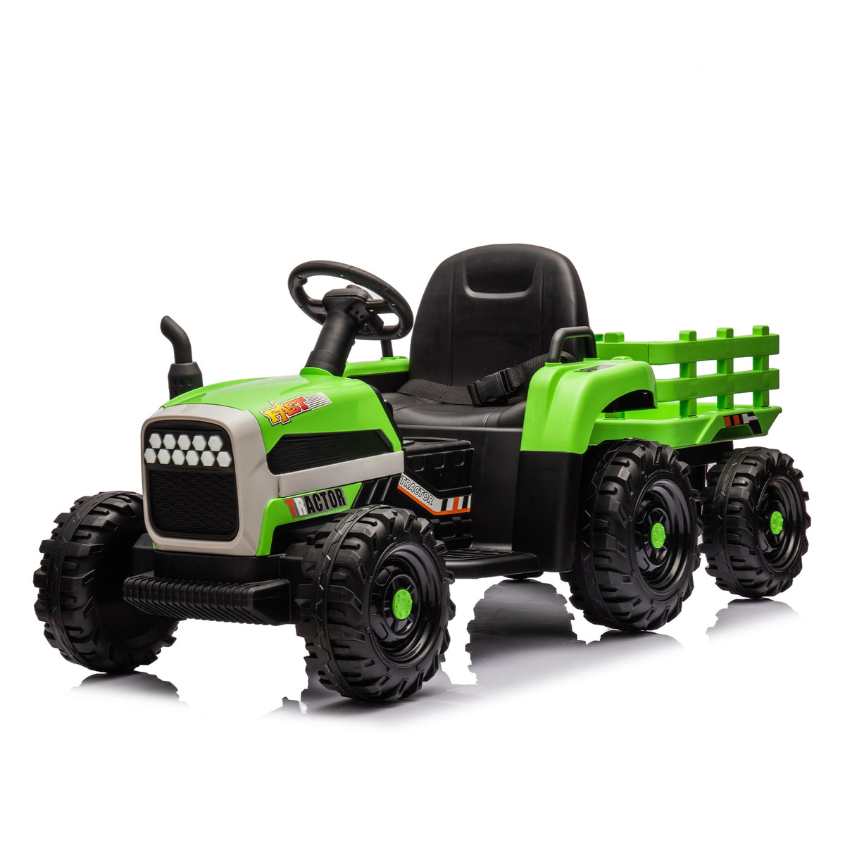 Children's Electric Tractor Toy With Remote Speed Control