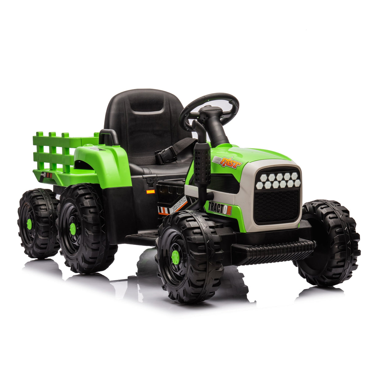 Children's Electric Tractor Toy With Remote Speed Control