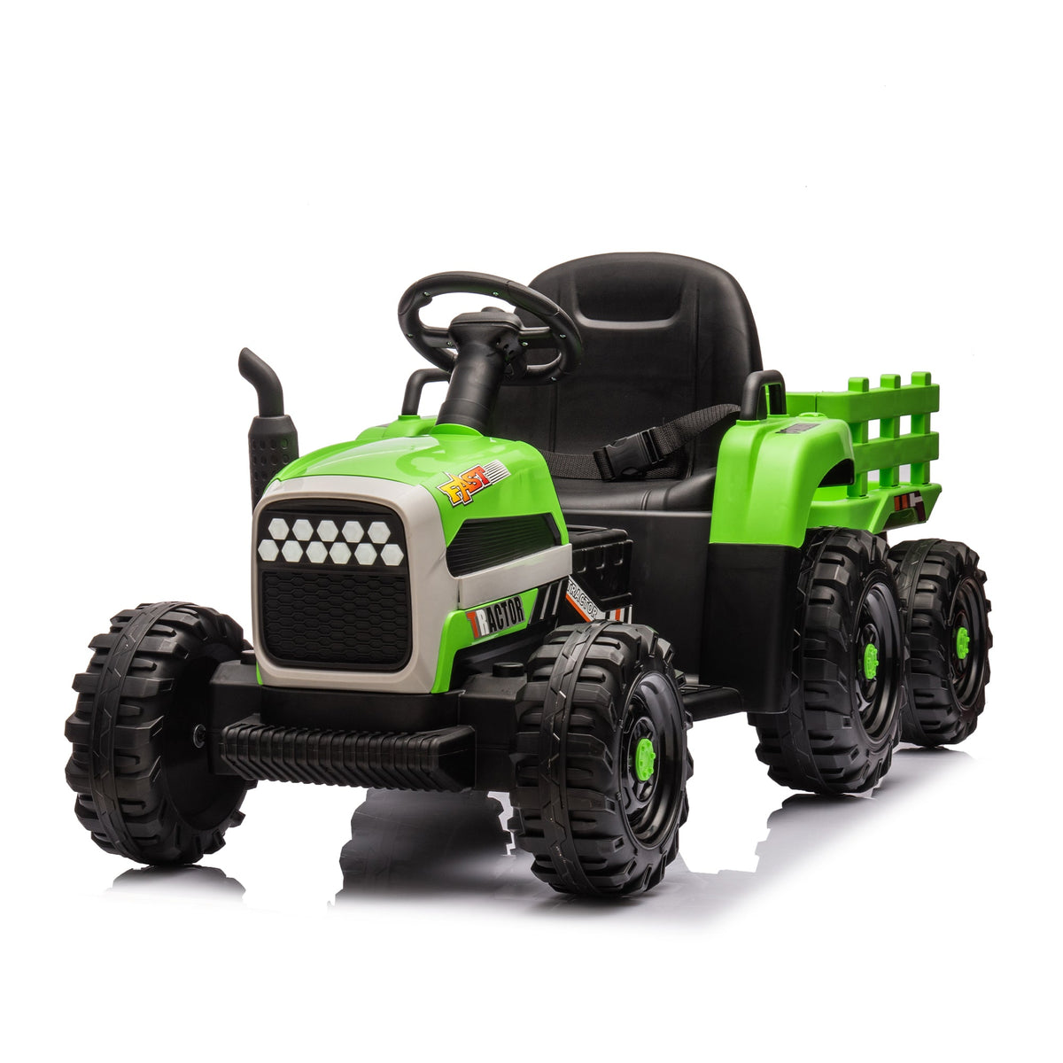 Children's Electric Tractor Toy With Remote Speed Control