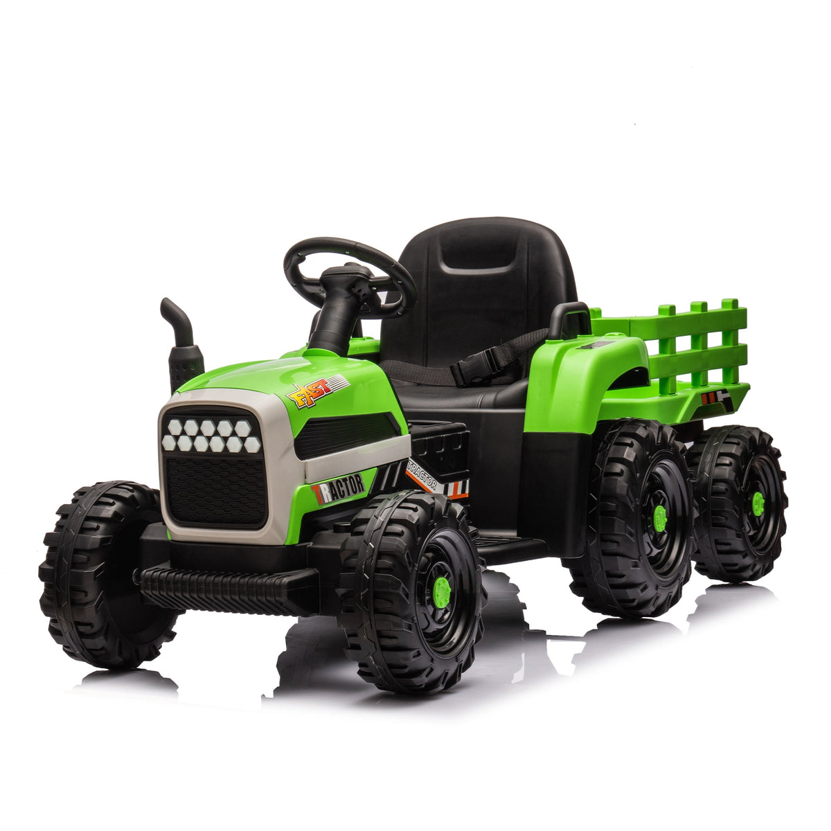Children's Electric Tractor Toy With Remote Speed Control