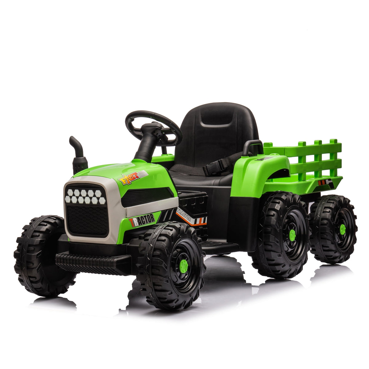 Children's Electric Tractor Toy With Remote Speed Control