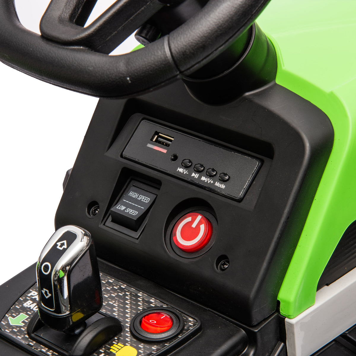 Children's Electric Tractor Toy With Remote Speed Control