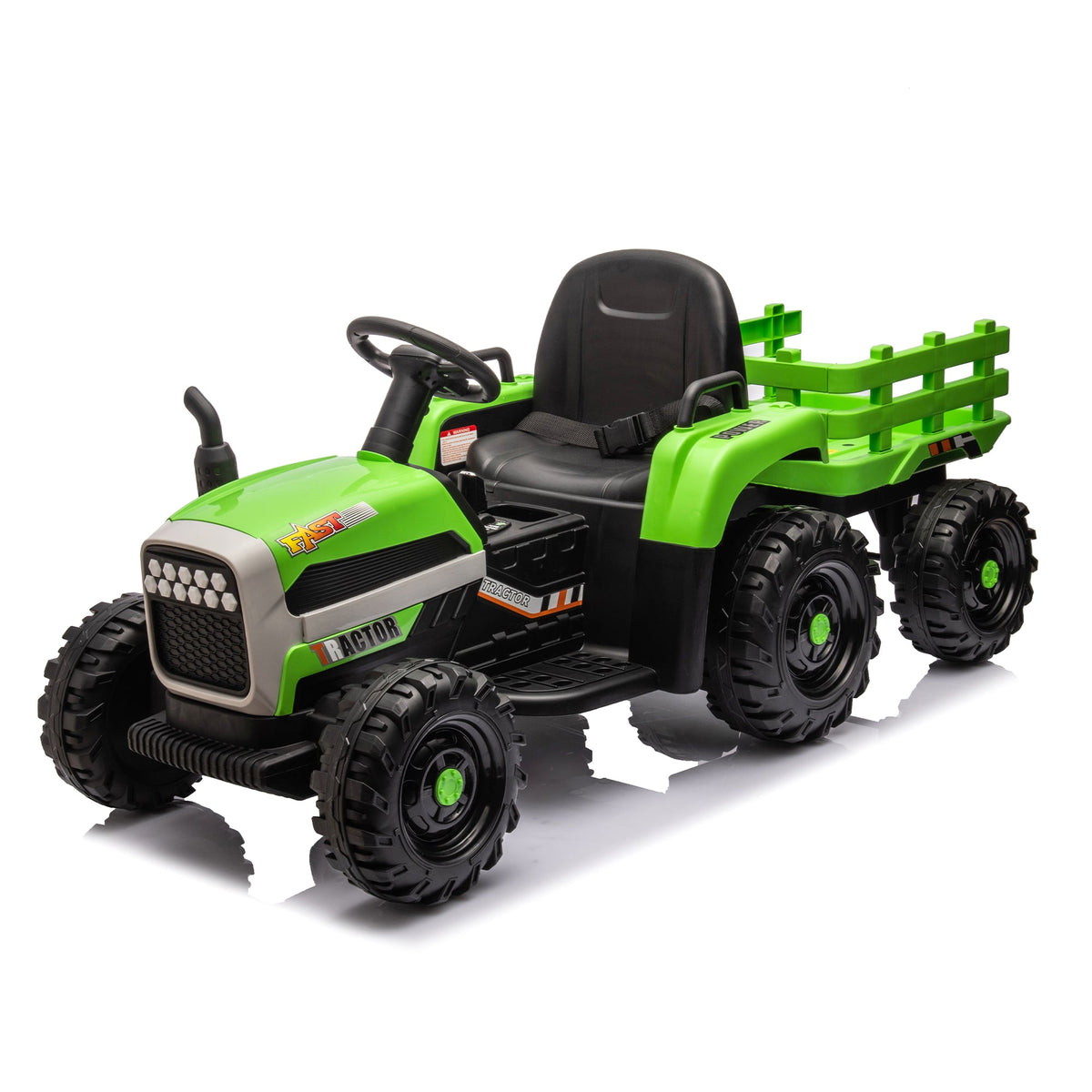 Children's Electric Tractor Toy With Remote Speed Control