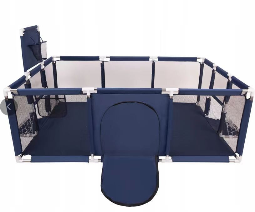 Children's Indoor Playpen With Basketball Hoop Zone