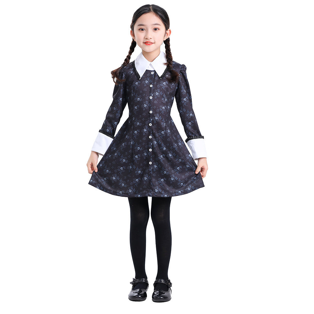 Children's Floral Costume Dress | Stage-Ready Style
