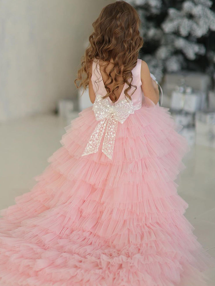 Girls' Princess Dress for Weddings and Celebrations
