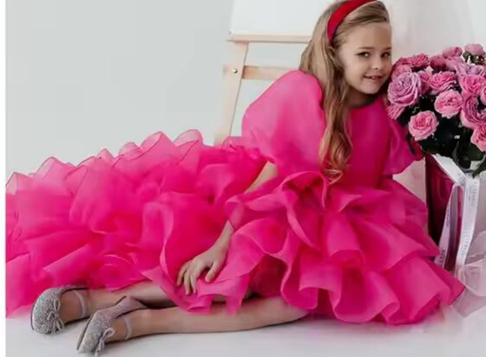 Girls' Princess Dress for Weddings and Celebrations