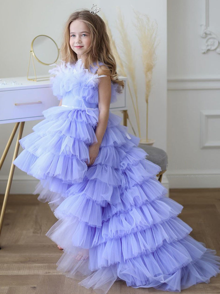 Girls' Princess Dress for Weddings and Celebrations