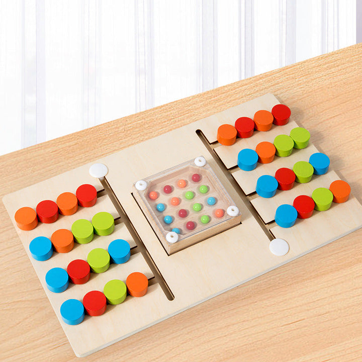 Color Maze Board Game for Screen-Free Thinking Play