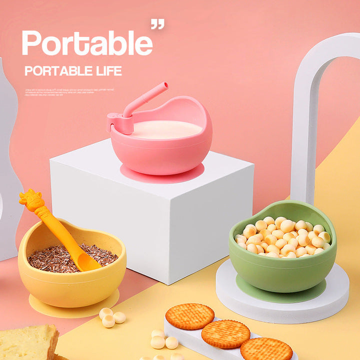 Silicone Baby Bowl Set for Easier Self-Feeding Meals