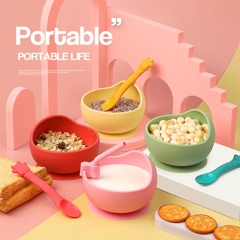 Silicone Baby Bowl Set for Easier Self-Feeding Meals