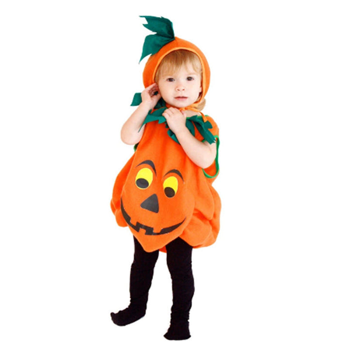 Children's Pumpkin Costume — Cheerful Halloween Dress-Up