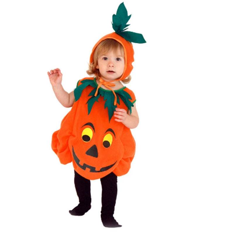 Children's Pumpkin Costume — Cheerful Halloween Dress-Up