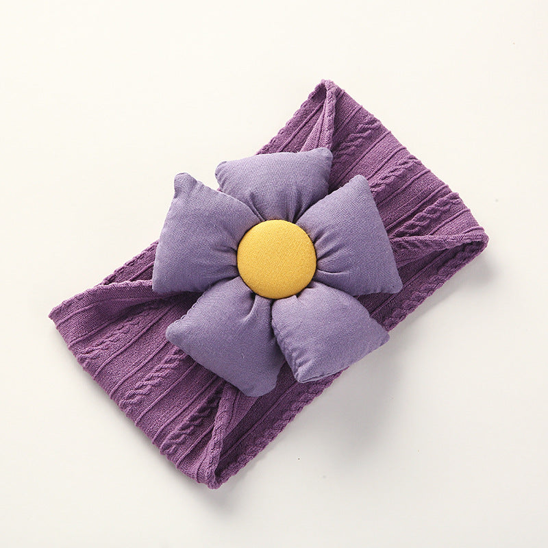 Baby Flower Headband Soft Non-Scratch Outfit Accessory