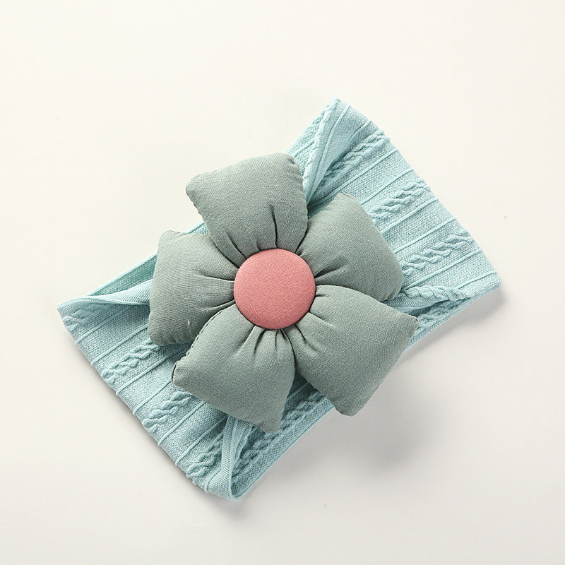 Baby Flower Headband Soft Non-Scratch Outfit Accessory