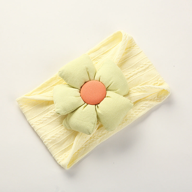 Baby Flower Headband Soft Non-Scratch Outfit Accessory