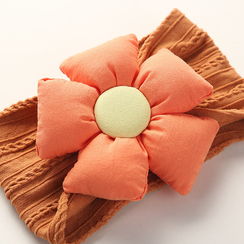 Baby Flower Headband Soft Non-Scratch Outfit Accessory