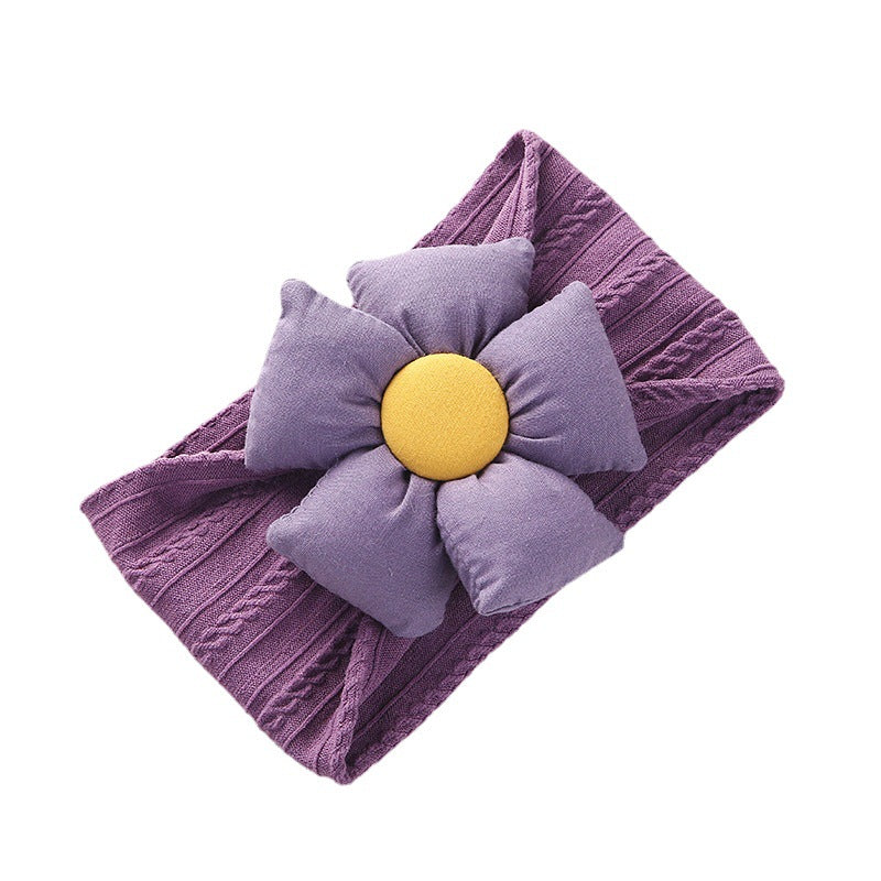 Baby Flower Headband Soft Non-Scratch Outfit Accessory