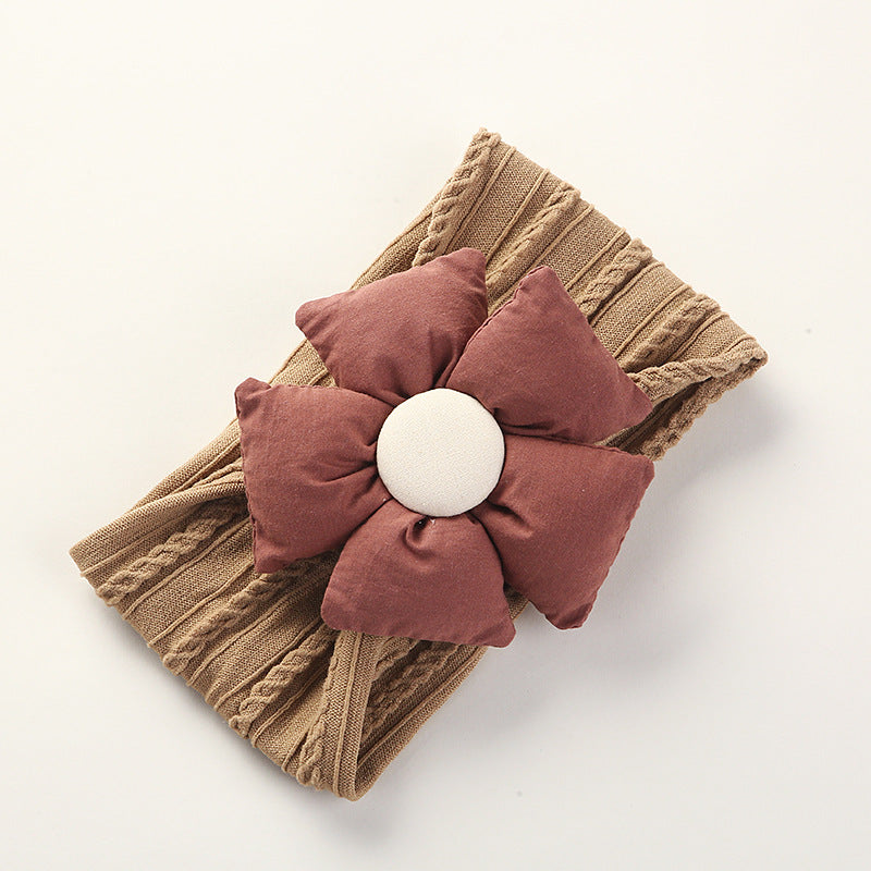 Baby Flower Headband Soft Non-Scratch Outfit Accessory