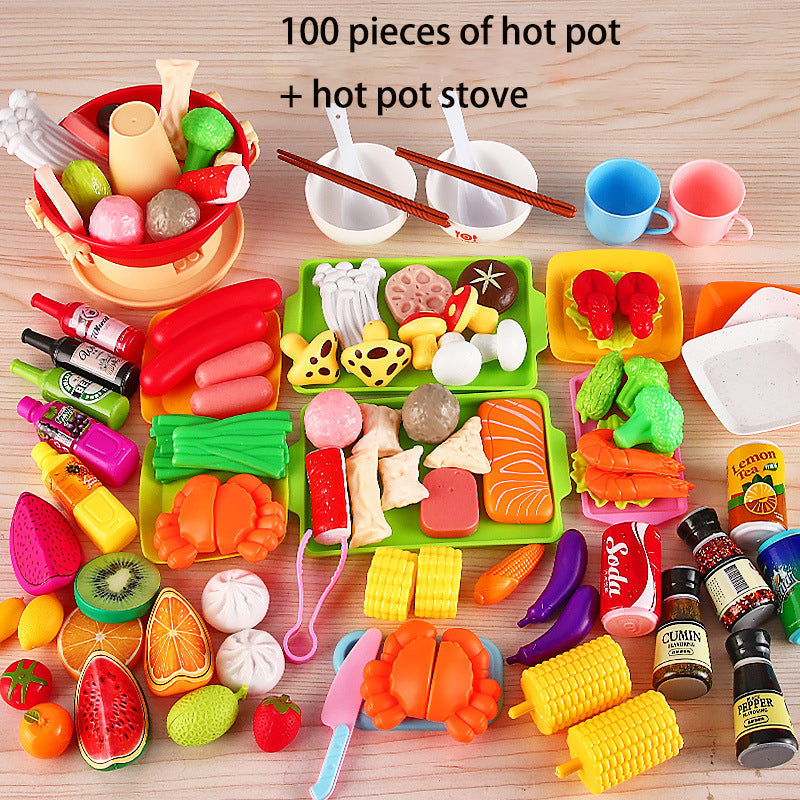 Pretend Kitchen Toy Set for Imaginative Cooking Play
