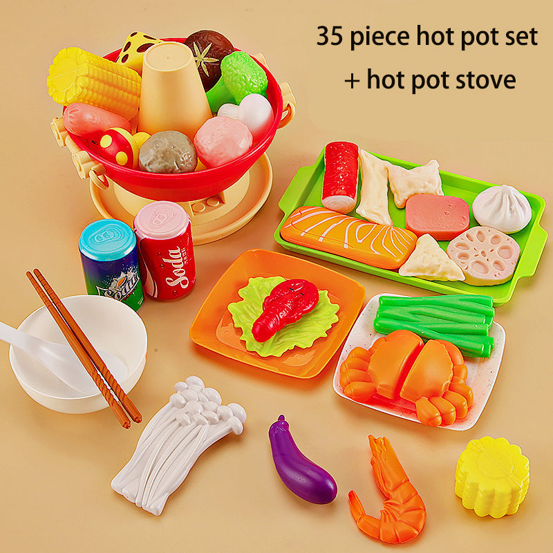 Pretend Kitchen Toy Set for Imaginative Cooking Play