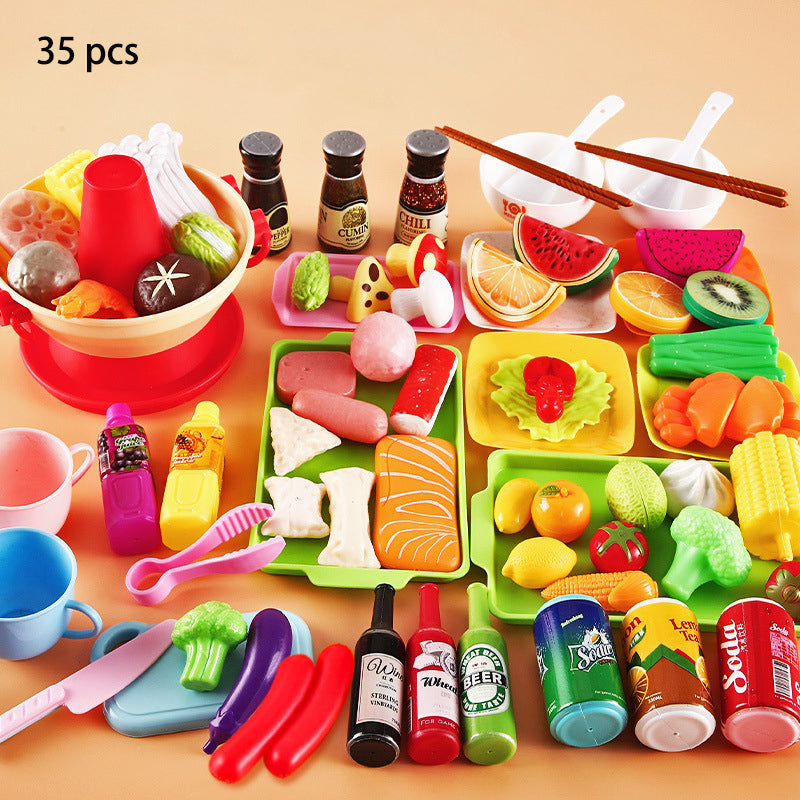 Pretend Kitchen Toy Set for Imaginative Cooking Play