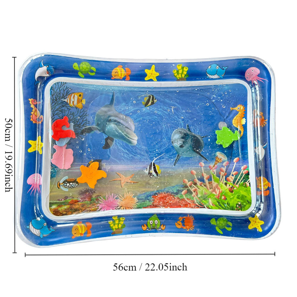 Baby Water Mat for Engaging Tummy Time Sensory Play