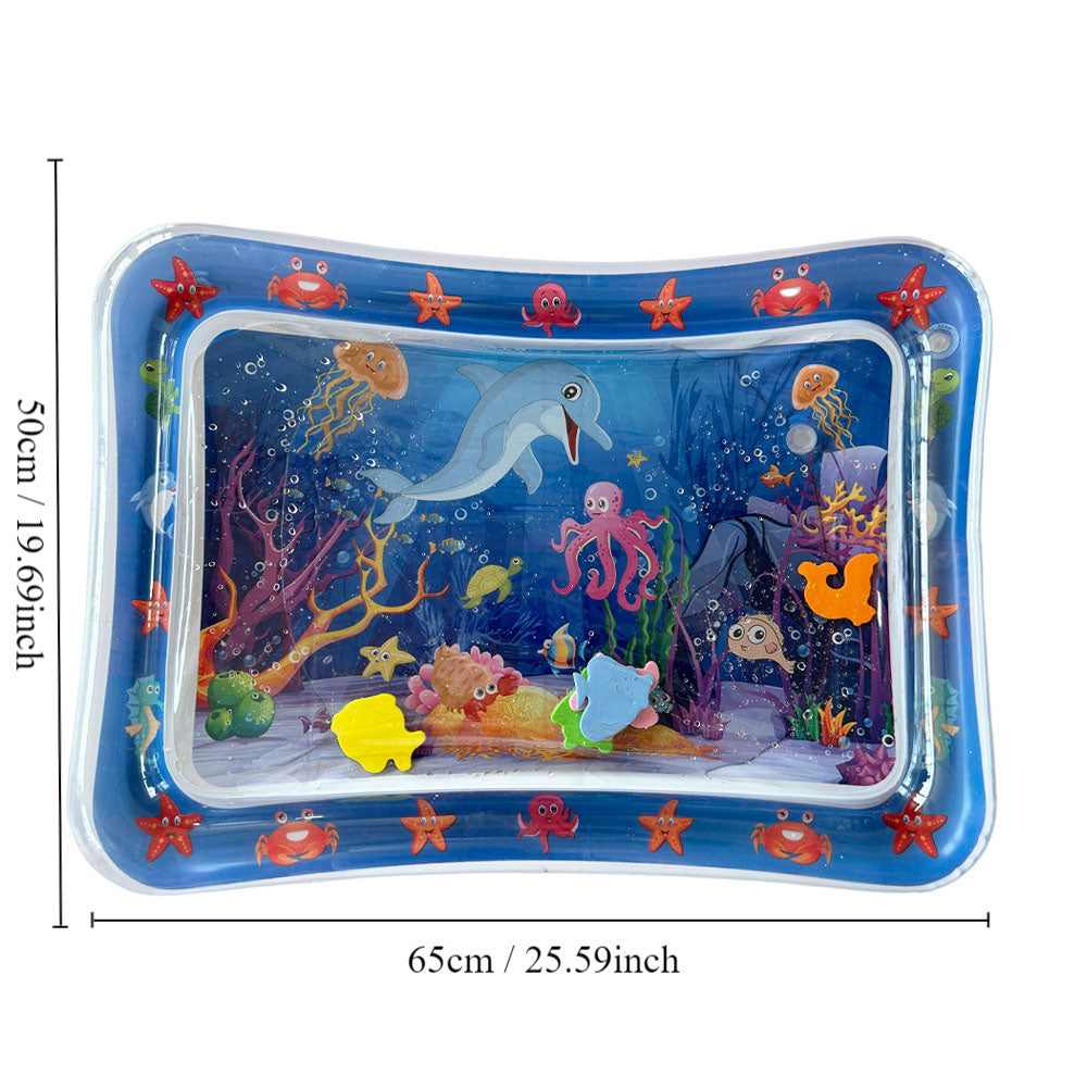 Baby Water Mat for Engaging Tummy Time Sensory Play