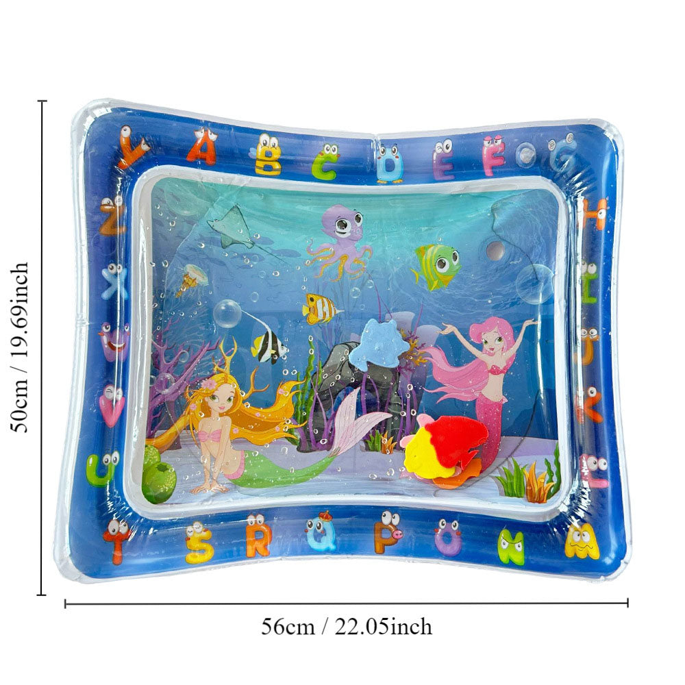 Baby Water Mat for Engaging Tummy Time Sensory Play