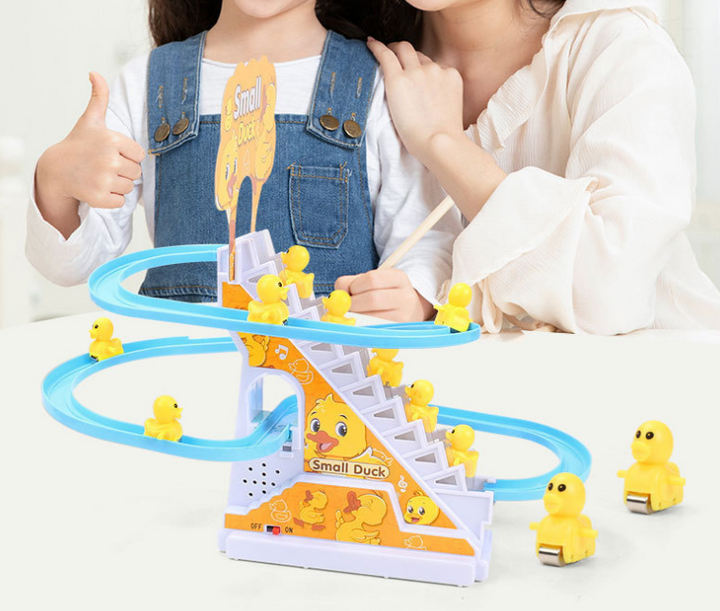 Baby Duck Track Toy with Music, Lights & Sliding Fun