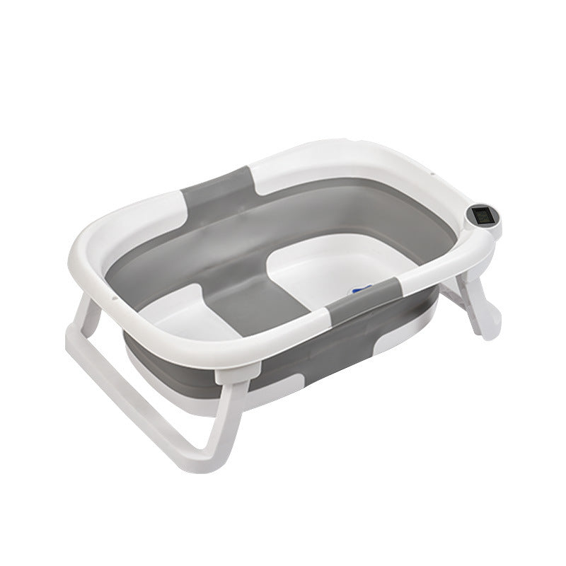 Foldable Baby Bathtub With Temperature Display
