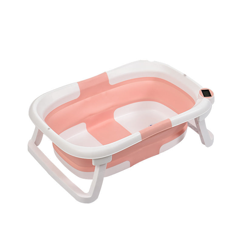 Foldable Baby Bathtub With Temperature Display