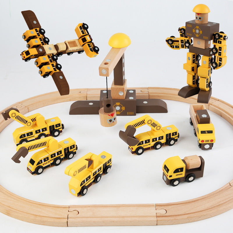 Magnetic Building Blocks for Creative Vehicle Play