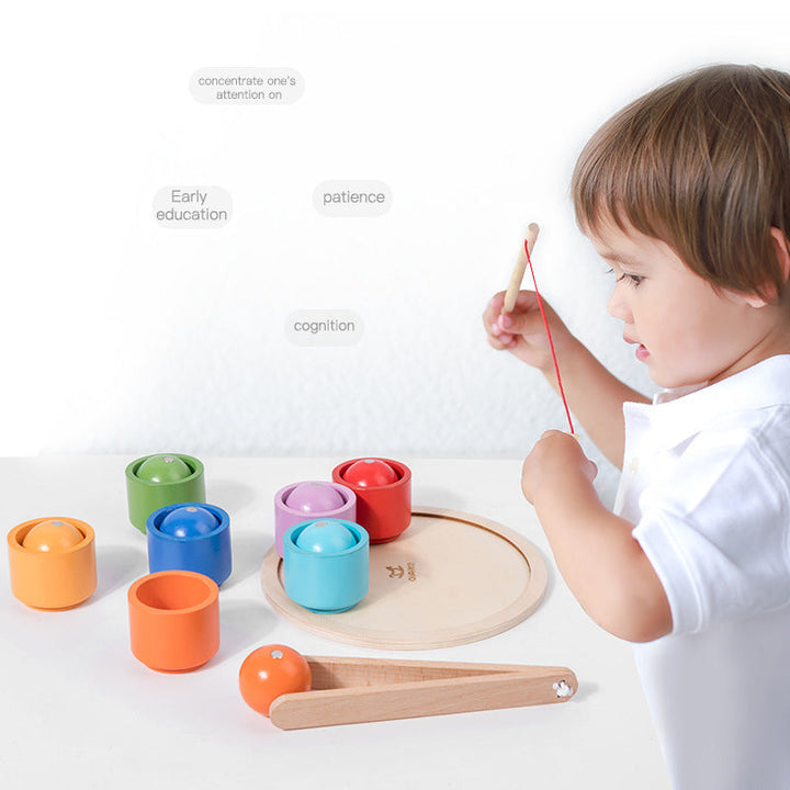 Magnetic Color Sorting Toy for Preschool Fine-Motor Skills
