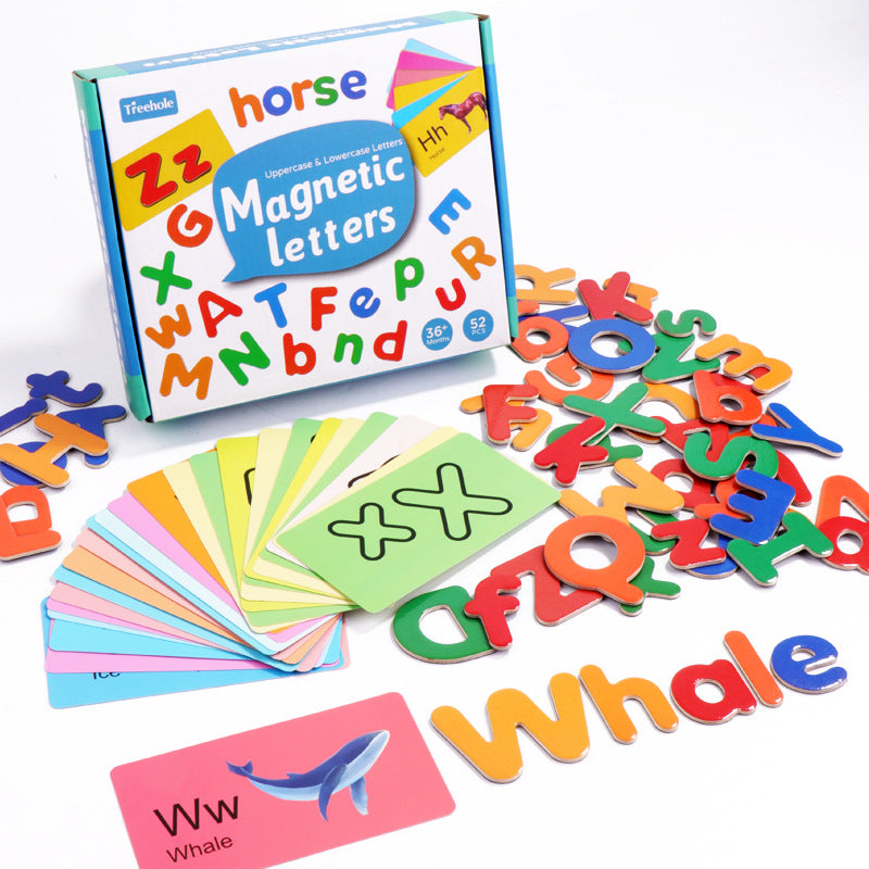 Magnetic Alphabet Matching Game for Early Literacy Play