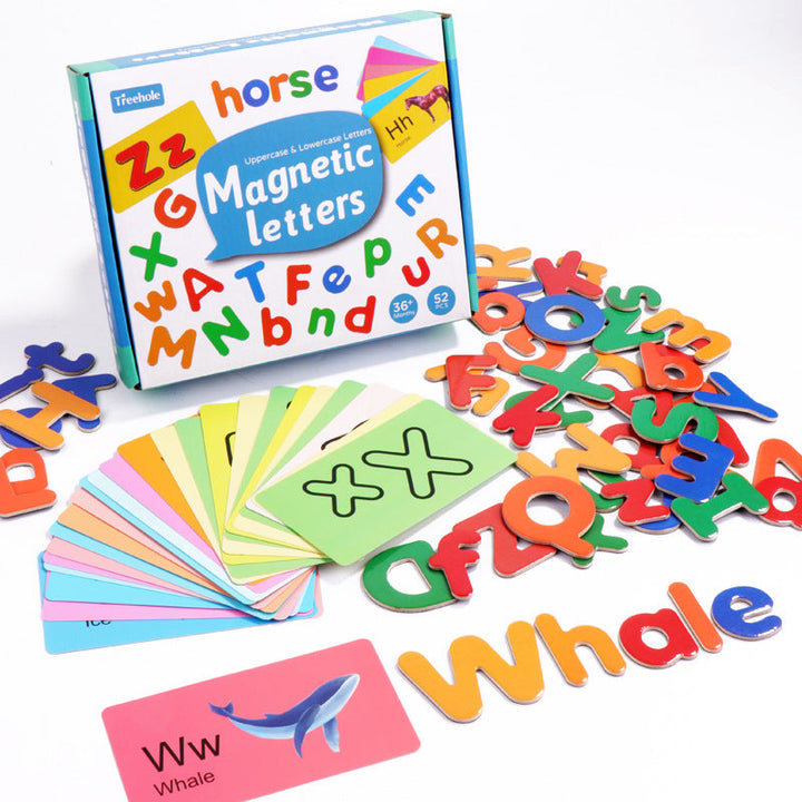 Magnetic Alphabet Matching Game for Early Literacy Play