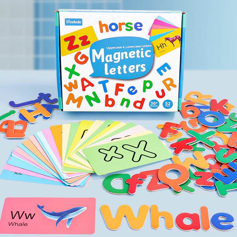 Magnetic Alphabet Matching Game for Early Literacy Play