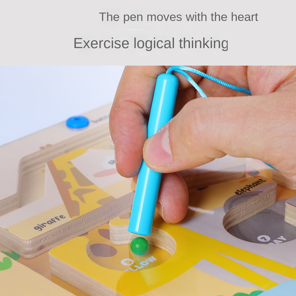 Children's Magnetic Maze Toy for Logic & Fine Motor Play